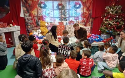 Un avant-goût de Noël pour les enfants du Domaine de l’Enfance de la Fondation de Nice grâce à Melvin Bard